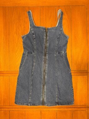 GU Zip Denim Dress